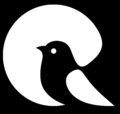 whiterobin logo bird